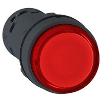 Светещ бутон черв. 24V  XB7EW34B2, XB7NW34B2