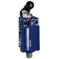 Telemecanique Limit switch XCKP, thermoplastic plastic roller lever plung. Hor, 1NC+1NO, snap, M12