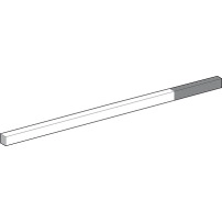 METAL ROD SQUARE 6MM L=200MM