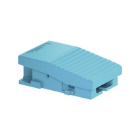 SCHNEIDER ELECTRIC Single foot switch, without cover, metallic, blue, 1NC+1NO, IP66 /PO:41348144/