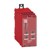 Модул за безопасност, Harmony Safety Automation, Cat.4, features XPSUAK + delayed outputs, 48-240v AC/DC, screw