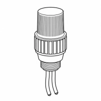 Pilot light head orange
