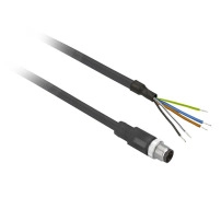 MALE, M12, 5PIN, STRAIGHT PREWIRED CONNE