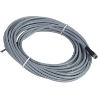 PRE WIRED CONNECTOR, PVC, FEMALE, M8, 3