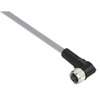 PRE-WIRED CONNECTOR, PVC, FEMALE, M8, 3