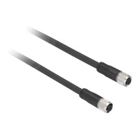 PRE WIRED CONNECTOR PVC, FEMALE M12 STRA