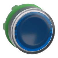 SCHNEIDER ELECTRIC Illuminated push button head, blue
